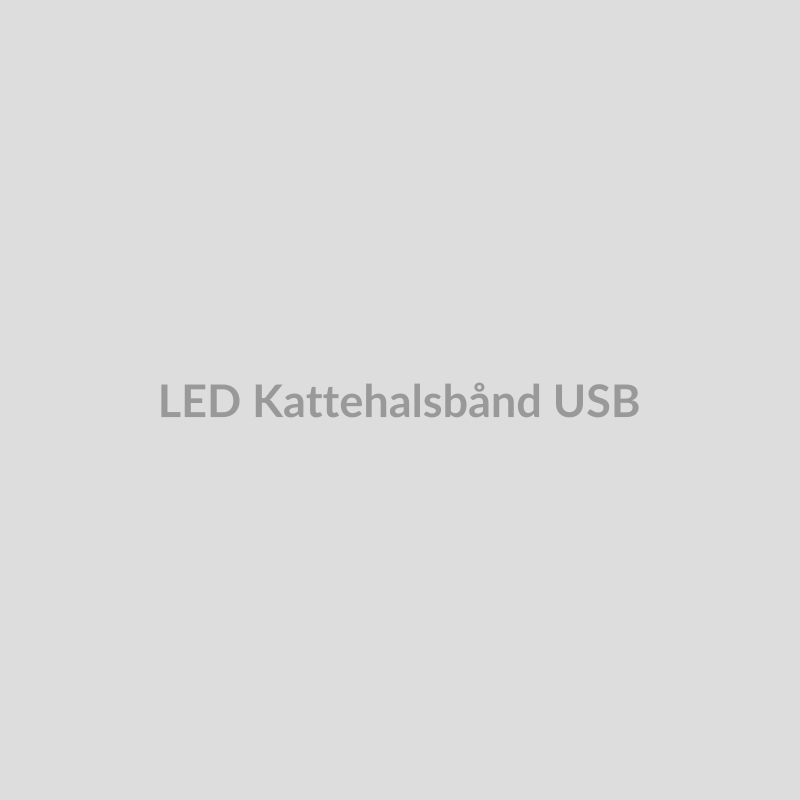 Led Kattehalsband Usb