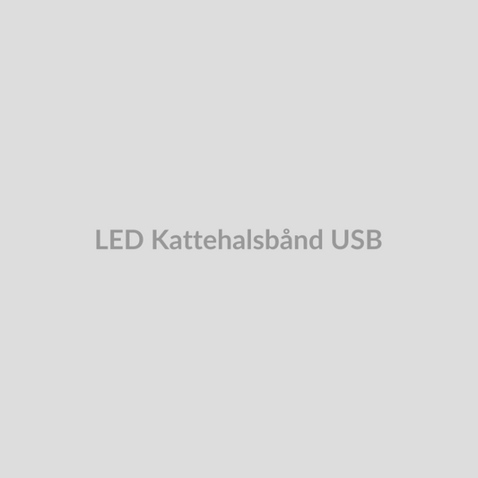 Led Kattehalsband Usb